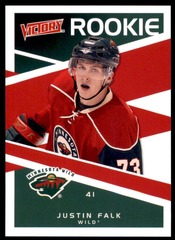 2010-11 Upper Deck Victory Rookie Justin Falk #224